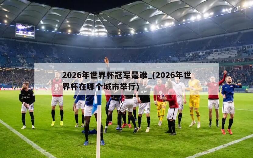 2026年世界杯冠军是谁_(2026年世界杯在哪个城市举行)
